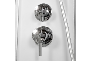 Душевая кабина Deto L 120х80 с гидромассажем, без крыши (L720LNGM) - 3