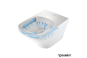 Унитаз подвесной Duravit DuraStyle с крышкой, белый (2551090000) - 2
