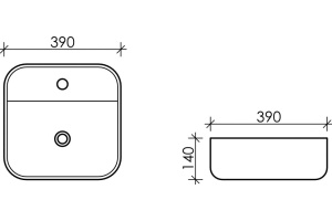 Рукомойник Ceramica Nova Element CN5014 - 2