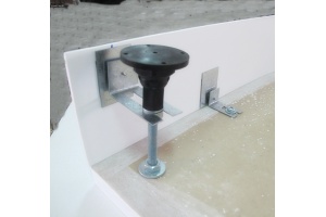 Поддон для душа Good Door Квадро 100x100 с ножками и экраном - 3