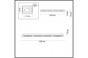 Основание для светильника Odeon Light Hightech Molto 4345/120 - 2