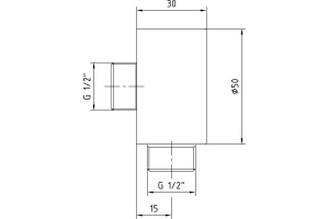 Шланговое подключение E.C.A. 102126634EX - 2