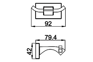 2-ой крючок Gappo G0705-20 - 2