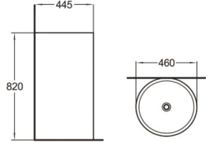 Рукомойник SantiLine SL-4006 - 2