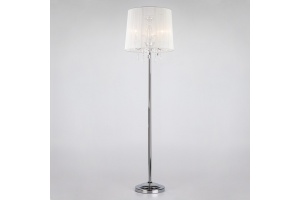 Торшер Eurosvet Allata 2045/3F хром/белый  торшер