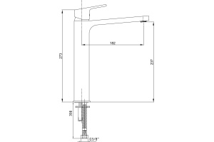 Смеситель E.C.A. Tiera 102188002EX для раковины - 2