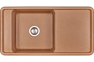 Мойка кухонная AQUATON Беллис 97 терракотовая