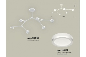 Люстра на штанге Ambrella Light XB XB9055200 - 2
