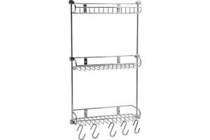 Полка Wasserkraft K-1433 3-ярусная, с крючками
