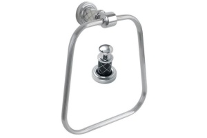 Полотенцедержатель Boheme Murano хром с черным