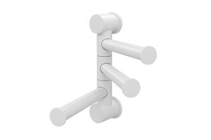 Полотенцедержатель тройной Wasserkraft белый матовый