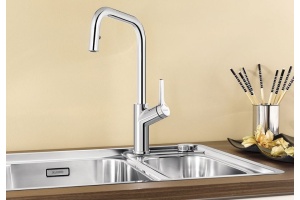 Смеситель для кухонной мойки Blanco Jurena хром (520765) - 3