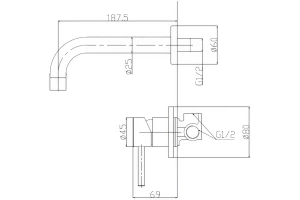 Смеситель для раковины BelBagno Etna сатин - 2