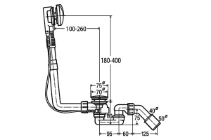 Слив-перелив Viega 311537 - 2