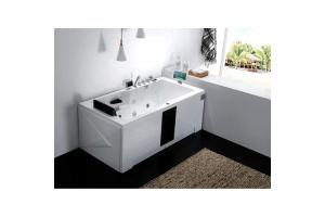 Акриловая ванна Gemy 171х86 белая правая с гидромассажем - 2