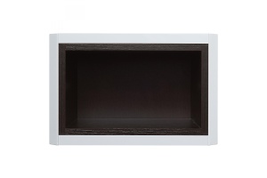 Модуль для шкафа Aquaton Брук 30 белый-темное дерево - 2