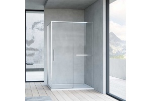 Душевой уголок Vincea Slim Soft 140х100 хром стекло прозрачное