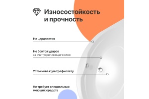 Акриловая ванна DIWO Архангельск 150x150 с каркасом - 3