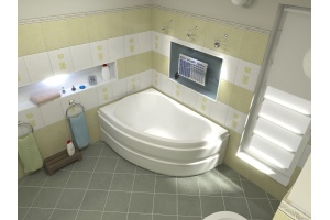 Акриловая ванна Bas Алегра 150 см L - 3