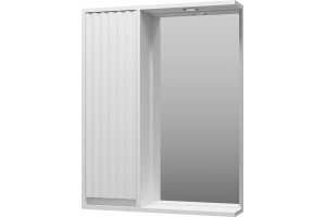 Зеркало Brevita Balaton 65 L, белое (BAL-04065-01-01Л) - 2