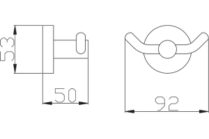 Крючок двойной Rav Slezak Colorado бронза - 2