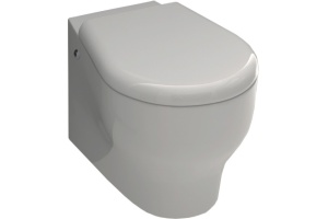 Крышка-сиденье Kerasan K09 белый/хром, с микролифтом (367401) - 2