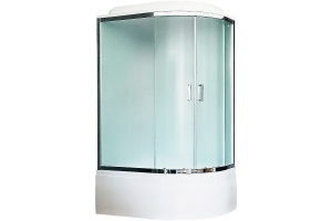Душевая кабина Royal Bath BK 120x80 L профиль хром стекло матовое - 2