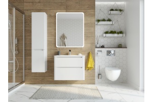 Тумба с раковиной STWORKI Монтре 80 белая - 2