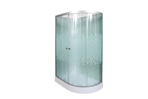 Душевая кабина Deto L 120х80 с гидромассажем, без крыши (L902LNGM)