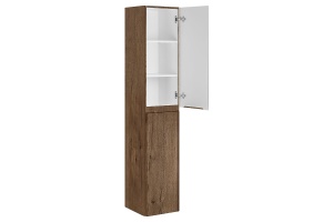 Шкаф-пенал Vincea Vico 35х170 темное дерево - 2
