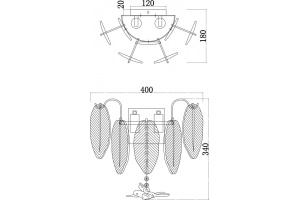Накладной светильник Favourite Philomela 3054-2W - 2