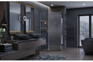 Душевой уголок Ambassador Diamond 12011112R 100х100 см - 2