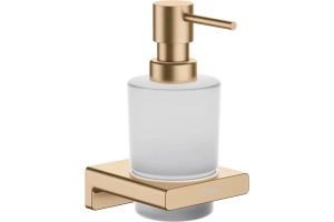 Дозатор для жидкого мыла Hansgrohe AddStoris шлифованная бронза