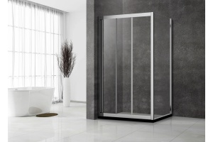 Душевой уголок Veconi Rovigo 140х80, хром (RV031-14080-01-C5)