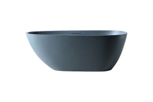 Ванна из искусственного камня Abber Dortmund 170х75 серая без гидромассажа