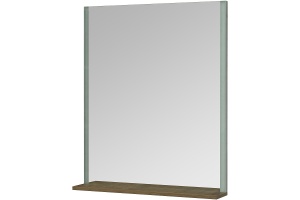 Зеркало Aquaton Терра 70 с подсветкой светлое дерево