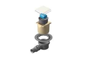 Душевой трап Pestan Confluo Standard Dry 1 White Glass 10x10 - 3