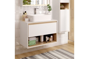 Мебель для ванной Cersanit Louna 80 со столешницей - 3