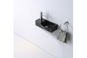 Раковина подвесная Ceramalux N 40 черный (7947ARMB) - 3