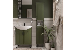 Шкаф-пенал DIWO Сочи 30, зеленый