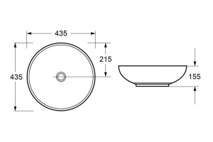 Мебельная раковина CEZARES 43 (CZR-NEW-43-LVB) - 2