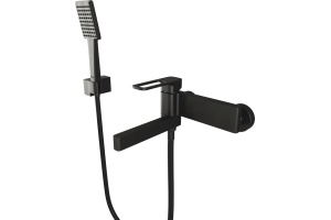 Смеситель Iddis Slide для ванны с душем, графитовый SLIGM00i02