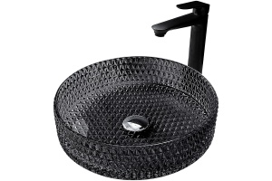 Накладная раковина Abber Glas 40 черная