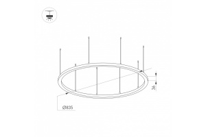 Подвесной светильник Arlight ARC 034007(2) - 2