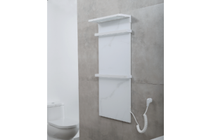 Полотенцесушитель электрический Black&White Moon 90х40 белый матовый - 3