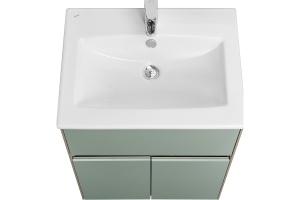 Тумба под раковину Aquaton Форест 60 зеленый-темное дерево - 2