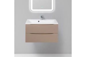 Тумба с раковиной BelBagno Marino 80 capucino lucido