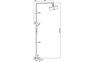 Душевая стойка Bravat Opal F6125183CP-A1-RUS - 3
