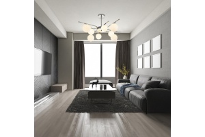 Люстра на штанге Escada Sphere 642/8P Silver - 2