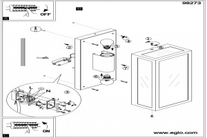 Уличный настенный светильник Eglo Alamonte 1 98273 - 2